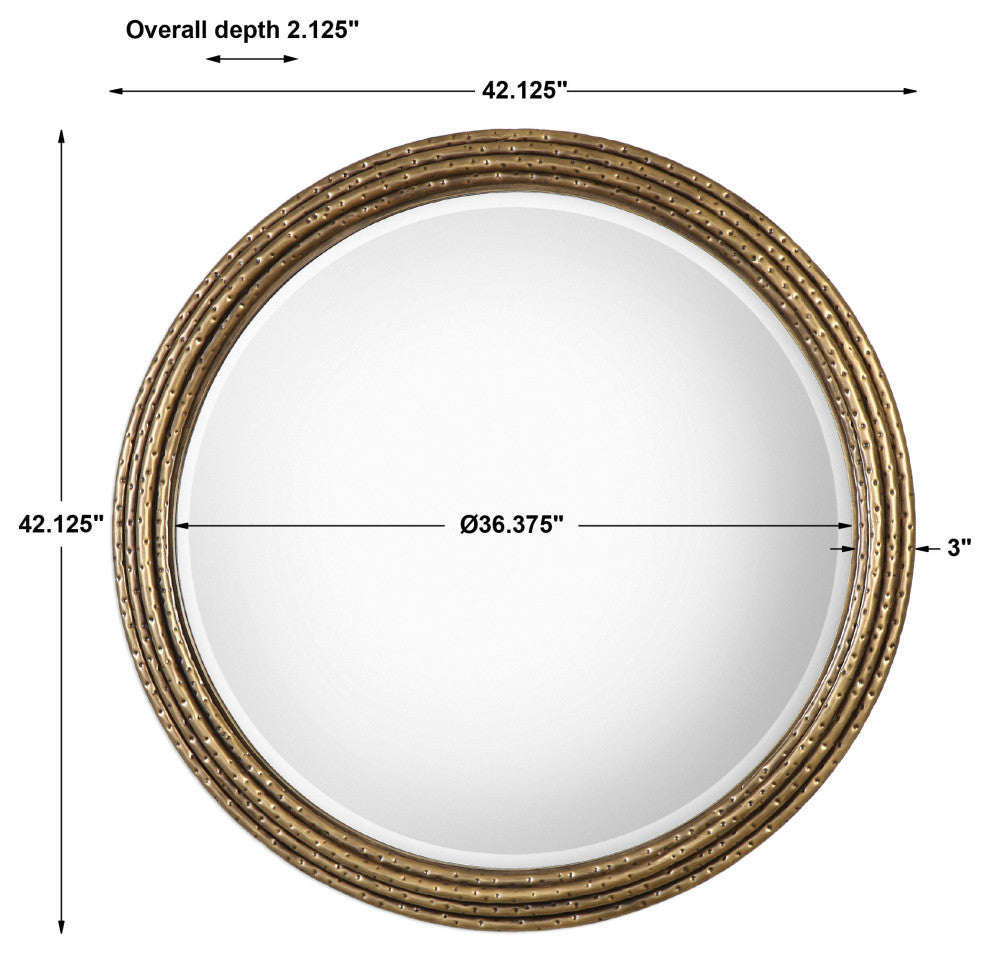 Uttermost Spera Round Gold Mirror