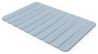 CastelloUSA Diatomite Quick Dry Stone Bath Mat, 24"x15", Medium, Manor Blue