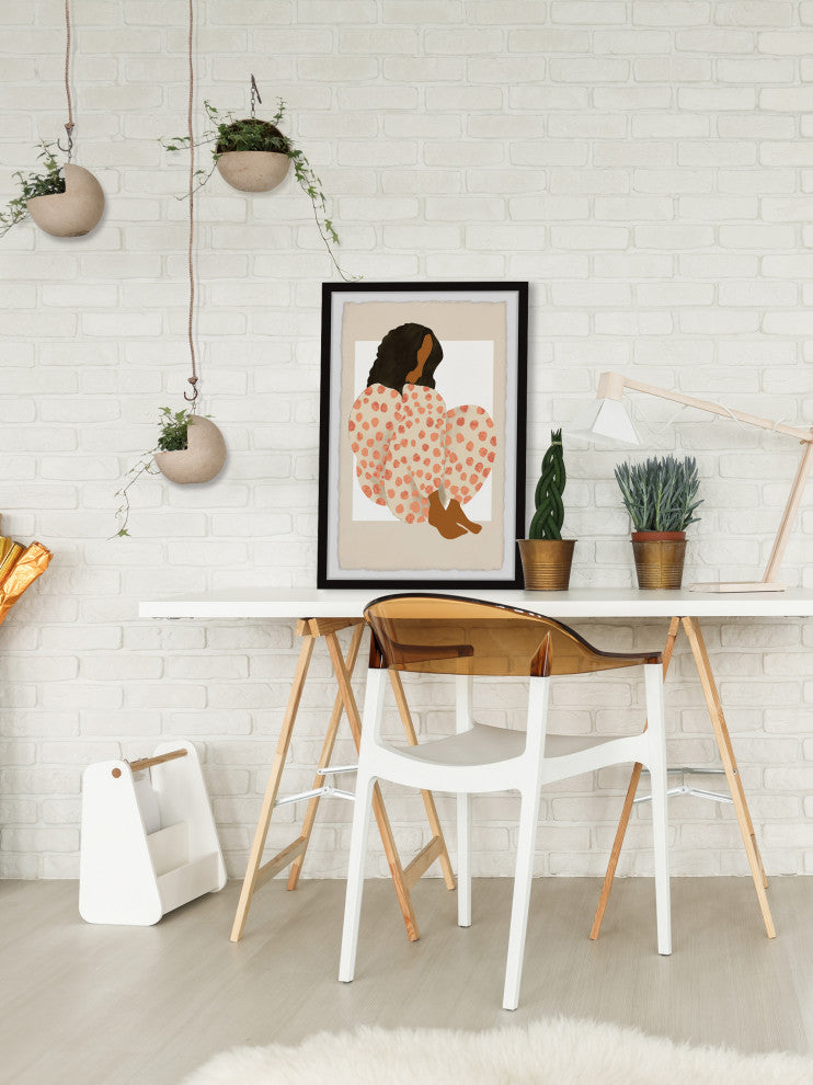 "Just Me" Framed Painting Print, 24x36