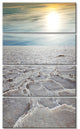 Death Valley under Sunlight, Landscape Wall Art on Canvas, 28"x48", 4 Panels