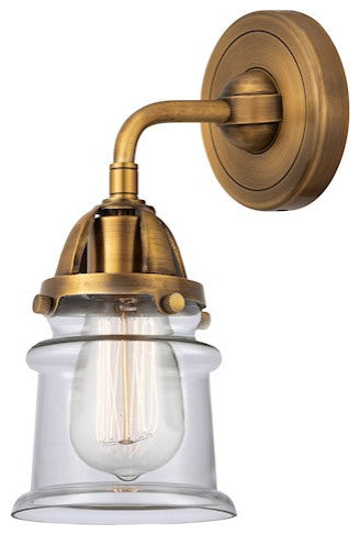 INNOVATIONS LIGHTING 288-1W-BB-G182S Small Canton 1 Light 5.25 inch Sconce