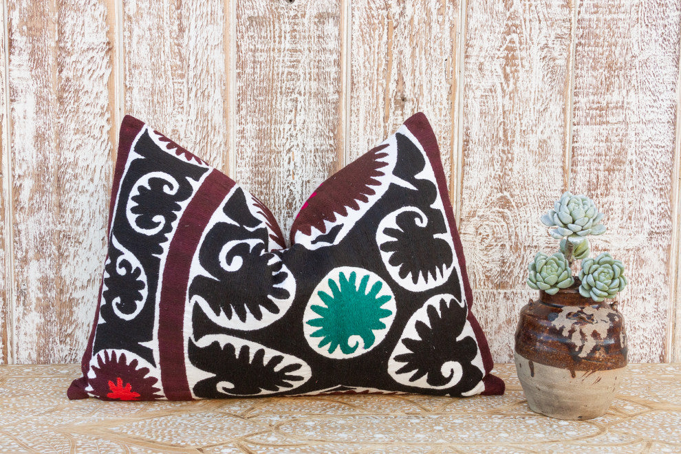 Zarina Gul Suzani Lumbar Pillow