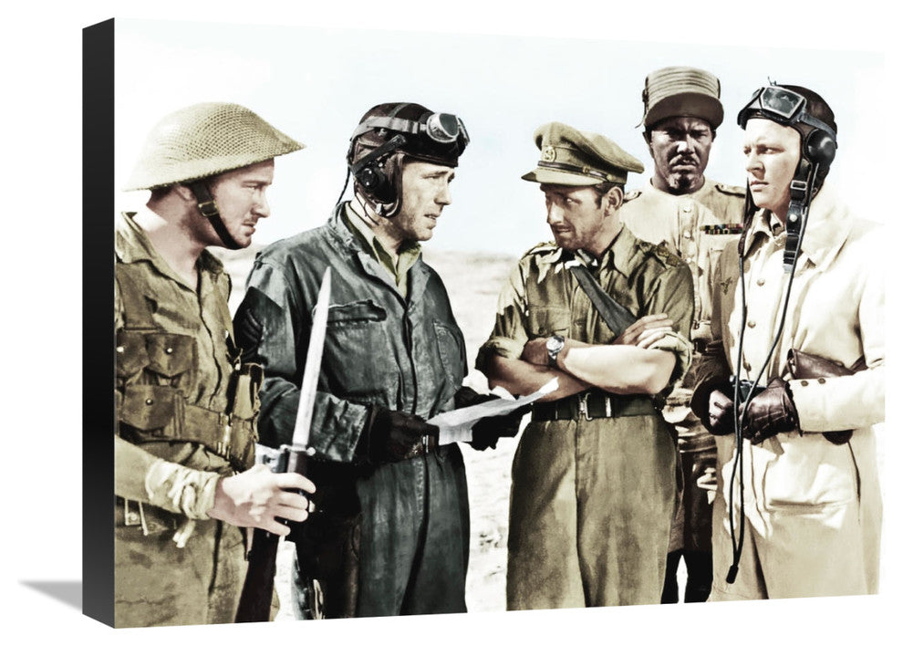 "Humphrey Bogart" Stretched Canvas Giclee by Hollywood Photo Archive, 22x17"