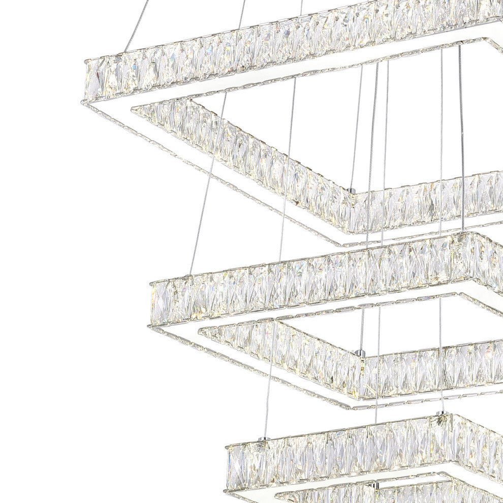 Florence LED Chandelier With Chrome Finish