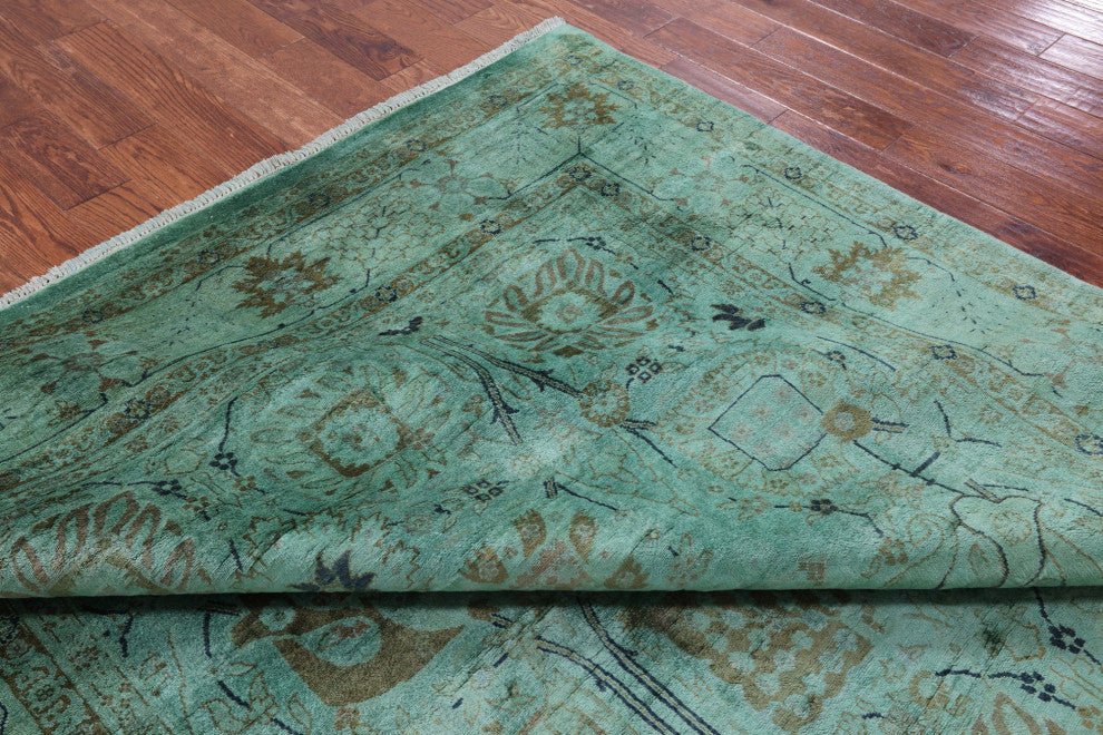 8' 2" X 10' 4" Handmade Overdyed Full Pile Rug - PR2379