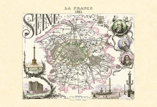 Seine- Fine Art Giclee Print 24" x 36"