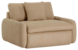 Rachelle Boucle Lounge Chair, Tan