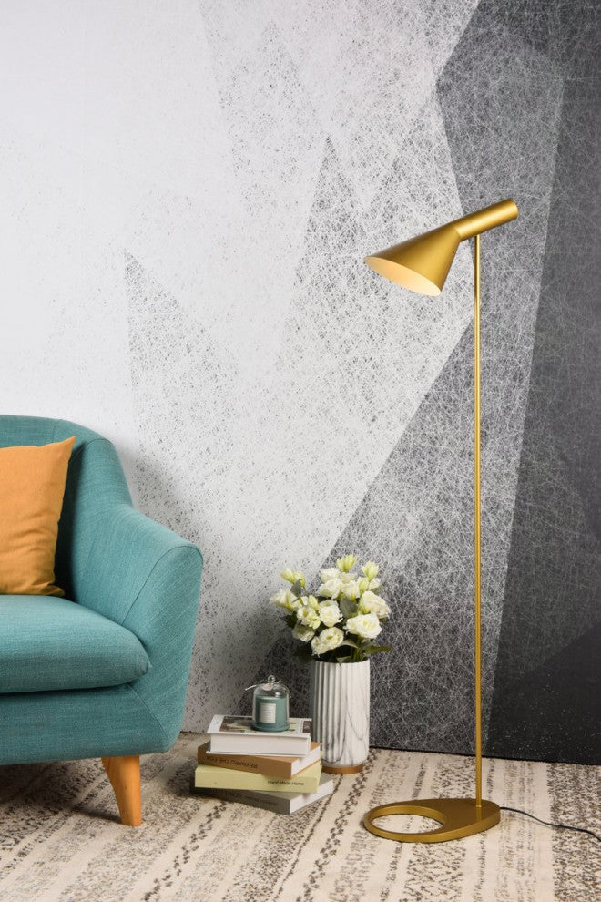 Joshua 1-Light Brass Floor Lamp