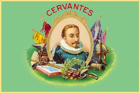 Cervantes Cigars- Canvas Poster 20" x 30"
