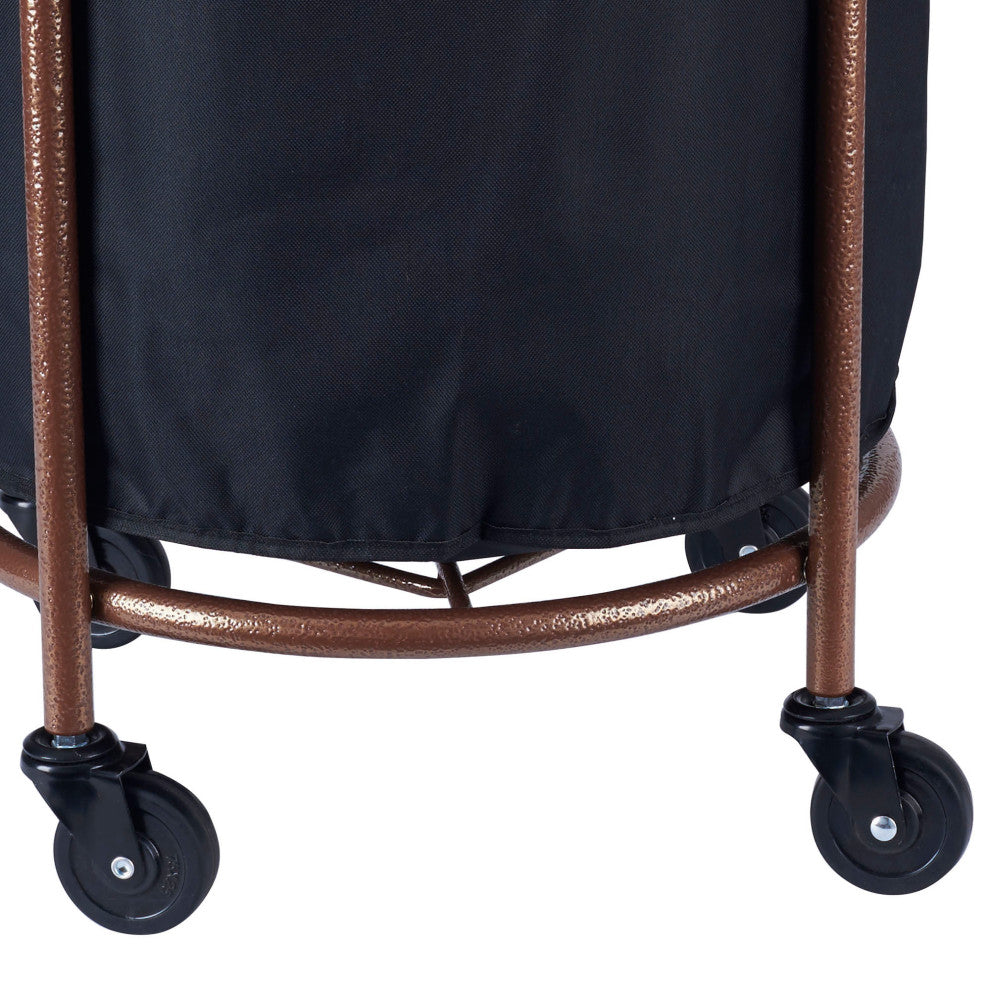 Round Laundry Basket With Wheels