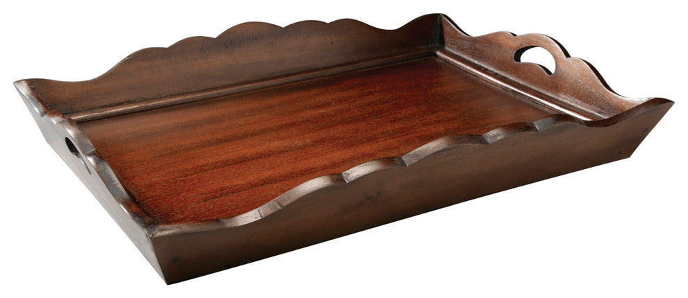 AA Importing 43554-WL Wooden Serving Tray