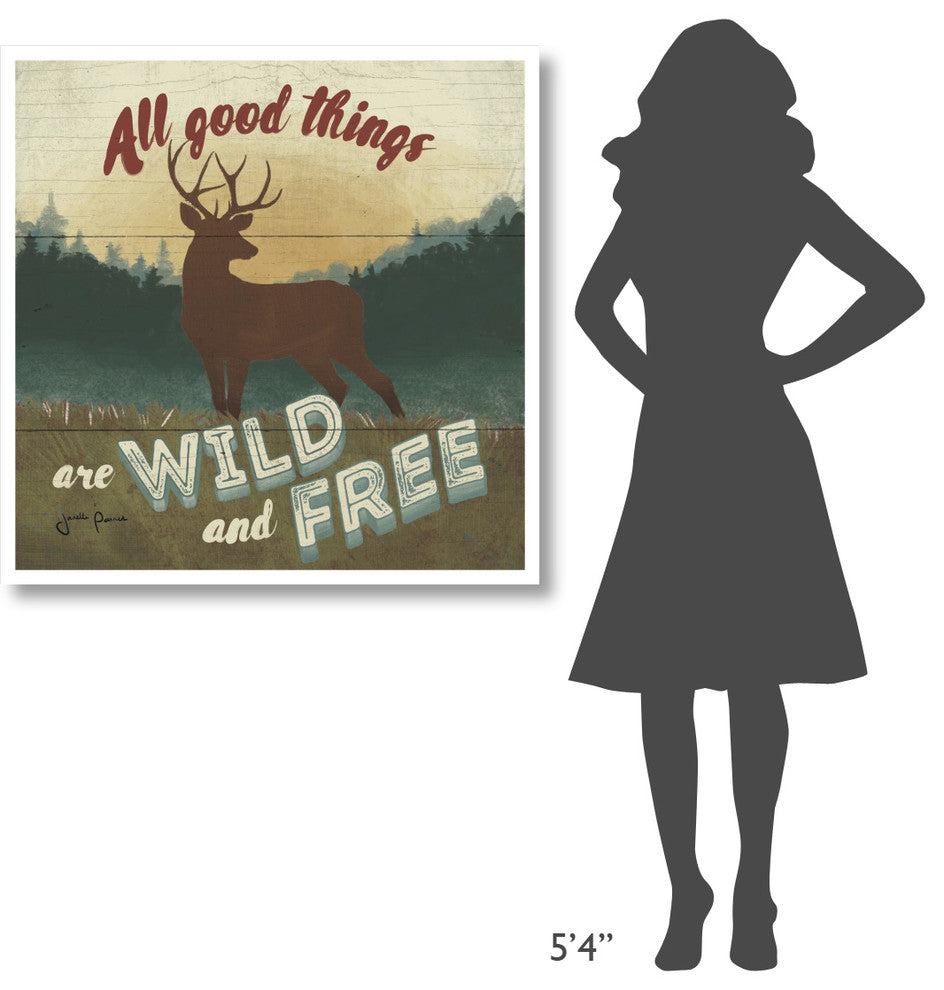 "Discover the Wild VI" Digital Paper Print by Janelle Penner, 38"x38"