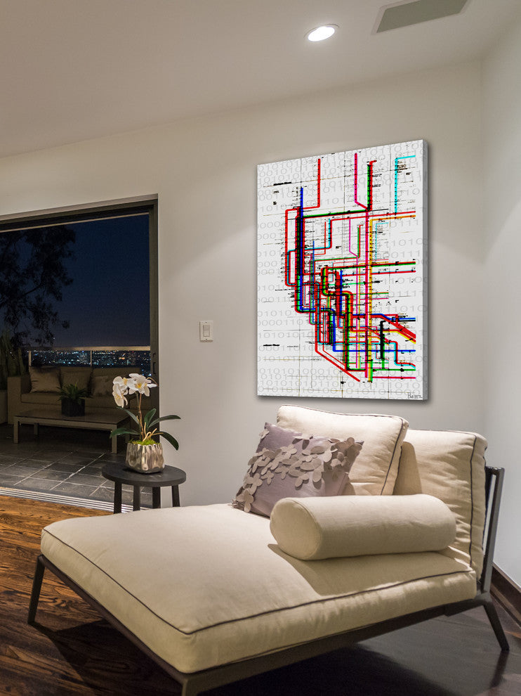 "Subway" Fine Art Canvas Print, 30"x45"