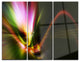 "Rays of Speed Green" Digital Metal Wall Art, 3 Panels, 36"x28"