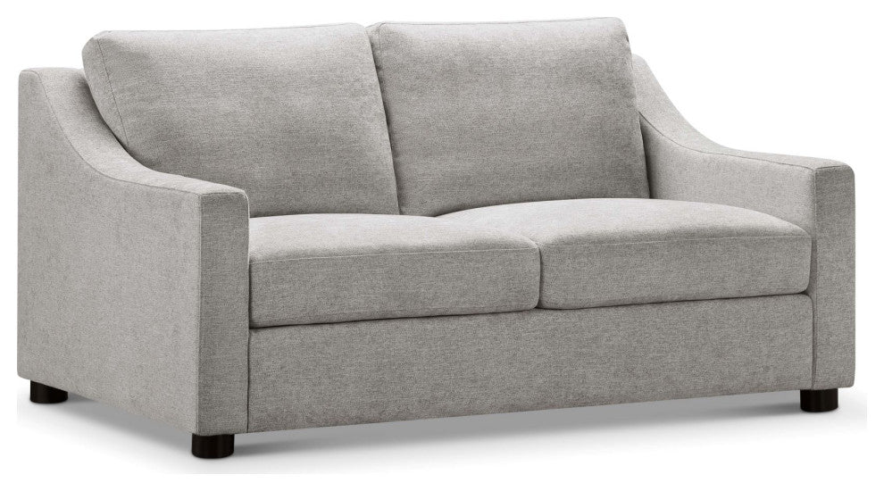 Garcelle Stain-Resistant Fabric Loveseat, Gray