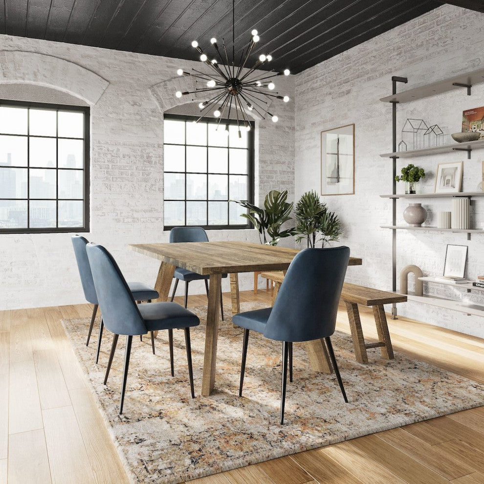 Reclamation 72 Rustic Reclaimed Solid Wood Dining Table