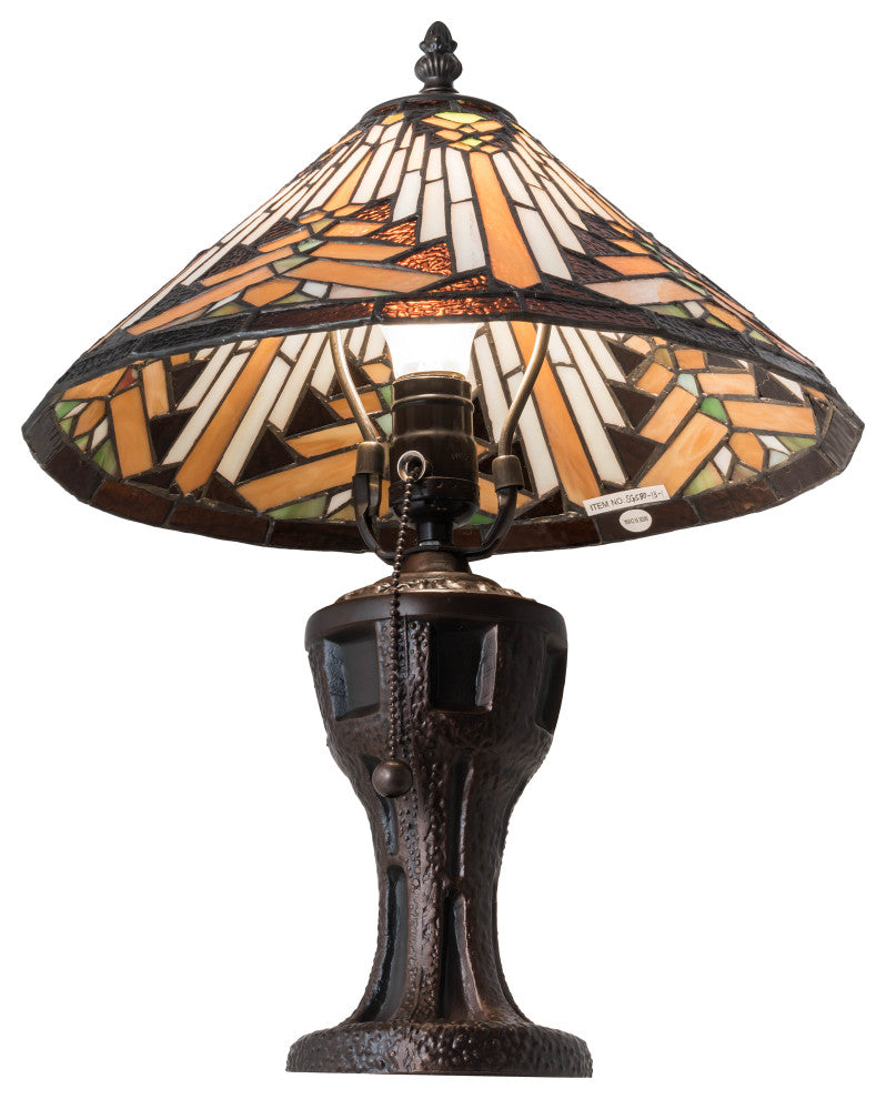 Meyda Lighting 224111 17" High Nuevo Mission Table Lamp