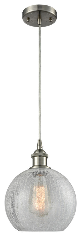 Innovations Lighting 516-1P-SN-G125-8 Athens 1 Light 8" Mini Pendant