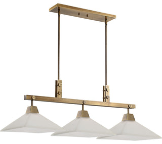Brookdale Industrial 3 Light Linear Chandelier