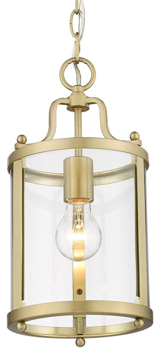 Golden Lighting 1157-M1L Payton 7"W Mini Pendant - Brushed Champagne Bronze