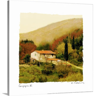 Campagna IV Wrapped Canvas Art Print, 24"x24"x1.5"