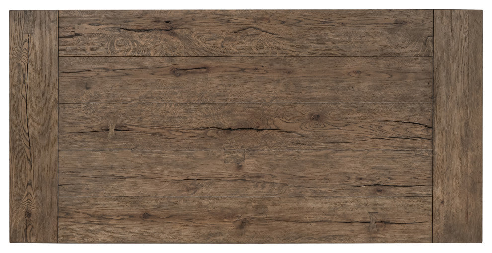 Troy Oak Coffee Table, Antique Brown