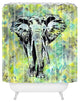 Amy Smith The Tough Elephantt Shower Curtain, 72"x69"