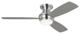 Ikon 52" LED Ceiling Fan Brushed Steel
