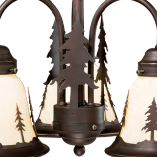 Yosemite 3-Light LED Tree Fan Kit or Chandelier, Dual Mount Burnished Bronze