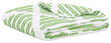 Coast Bluffs Coverlet, Grass, Queen
