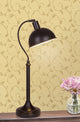 Fangio Lighting 25" Madison Bronze Metal Task Lamp With Matching Shade
