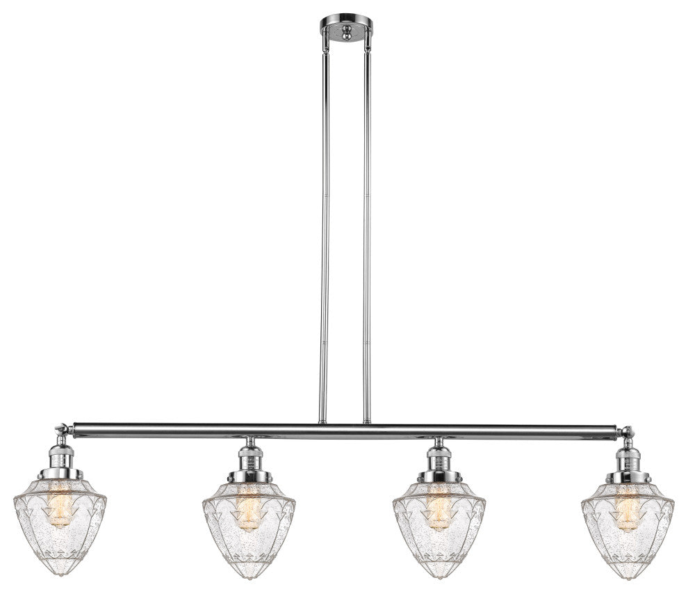 Innovations 214-PC-G664-7-LED 4 Light Island Light, Polished Chrome