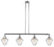 Innovations 214-PC-G664-7-LED 4 Light Island Light, Polished Chrome