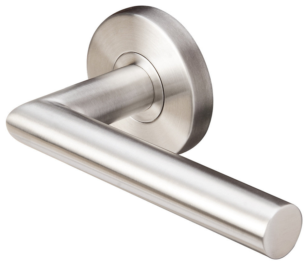 Frankfurt Lever Half Passage, Right Hand, Satin Stainless Steel, 2-3/4" Backset