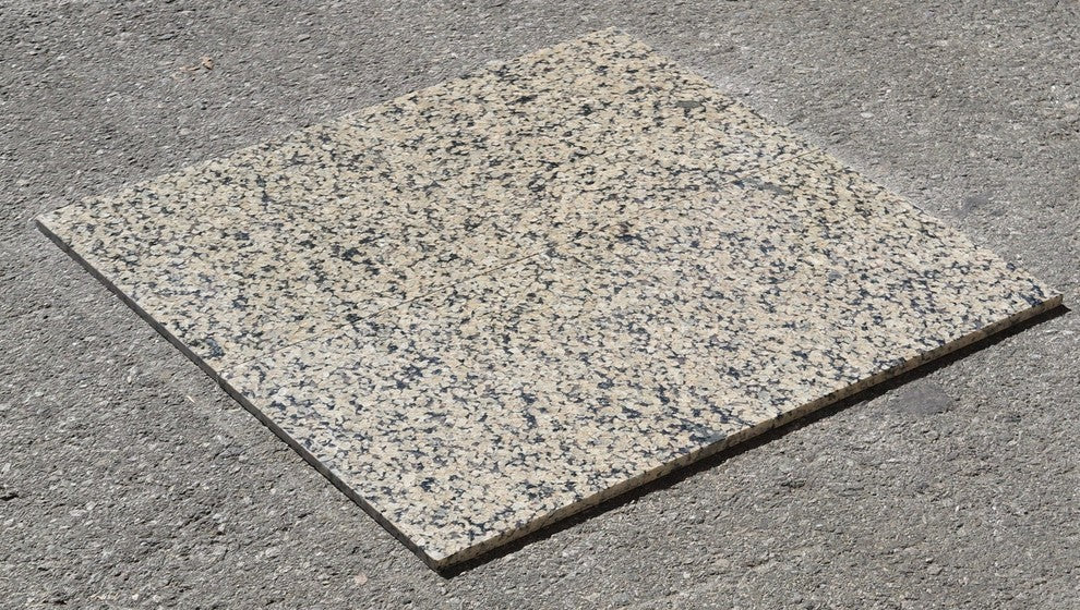 Tropical Gold Granite Tiles, Polished Finish, 12"x12", Set of 160