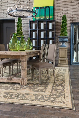 100% Fine Wool Hand Knotted Raven Vernon VN-05 Area Rug by Loloi, 5'6"x8'6"