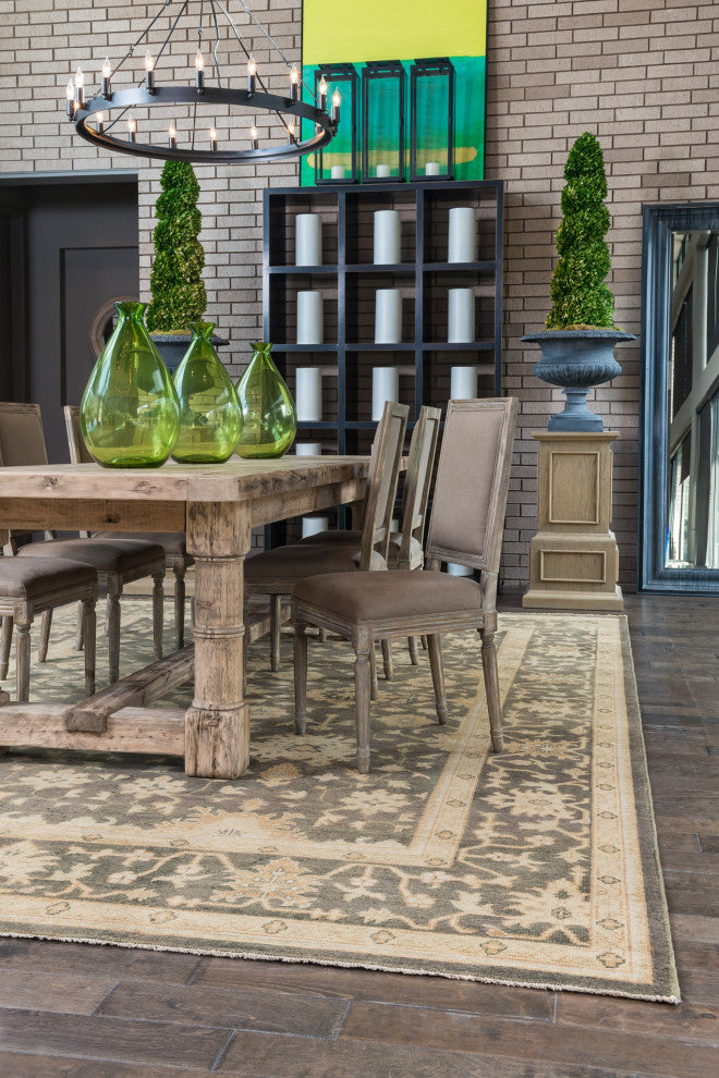 100% Fine Wool Hand Knotted Raven Vernon VN-05 Area Rug by Loloi, 5'6"x8'6"