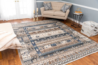 Noori Rug Latif Leslee Grey/Blue Rug