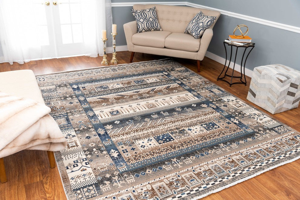 Noori Rug Latif Leslee Grey/Blue Rug