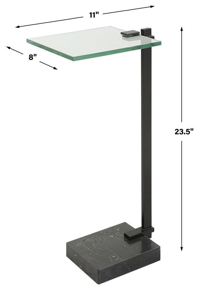 Uttermost Butler Black Accent Table