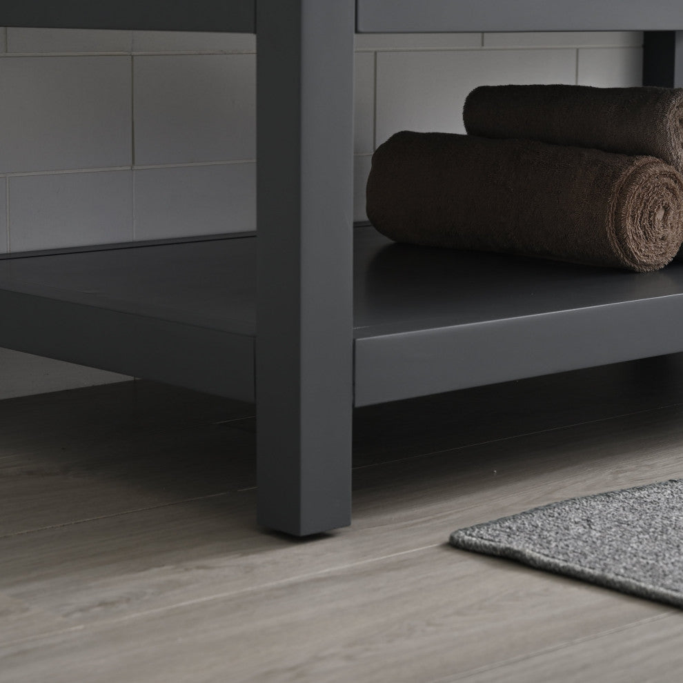 Arlo 42" Bathroom Vanity, Dark Gray