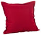Celena Collection Whip Stitched Flange Design Throw Pillow, Red, 20", Down Filled