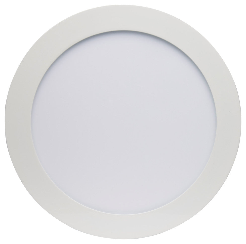 Blink - 25W- 13" Surface Mount LED - 4000K- Round Shape - White Finish - 120V