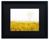 PIPA Fine Art 'Dreams of Goldenrod and Fog' Matted Framed Art, 20x16