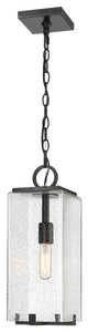 Zlite 592CHM-BK 1-Light Outdoor Chain Mount Ceiling Fixture, Seedy