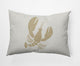 14x20" Lobster Nautical Decorative Indoor Pillow, White