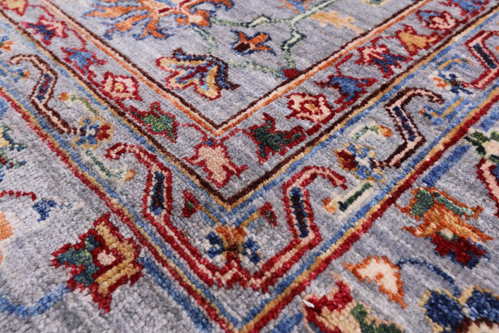8' 1" X 9' 8" Hand Knotted Persian Tabriz Wool Rug - Q12908