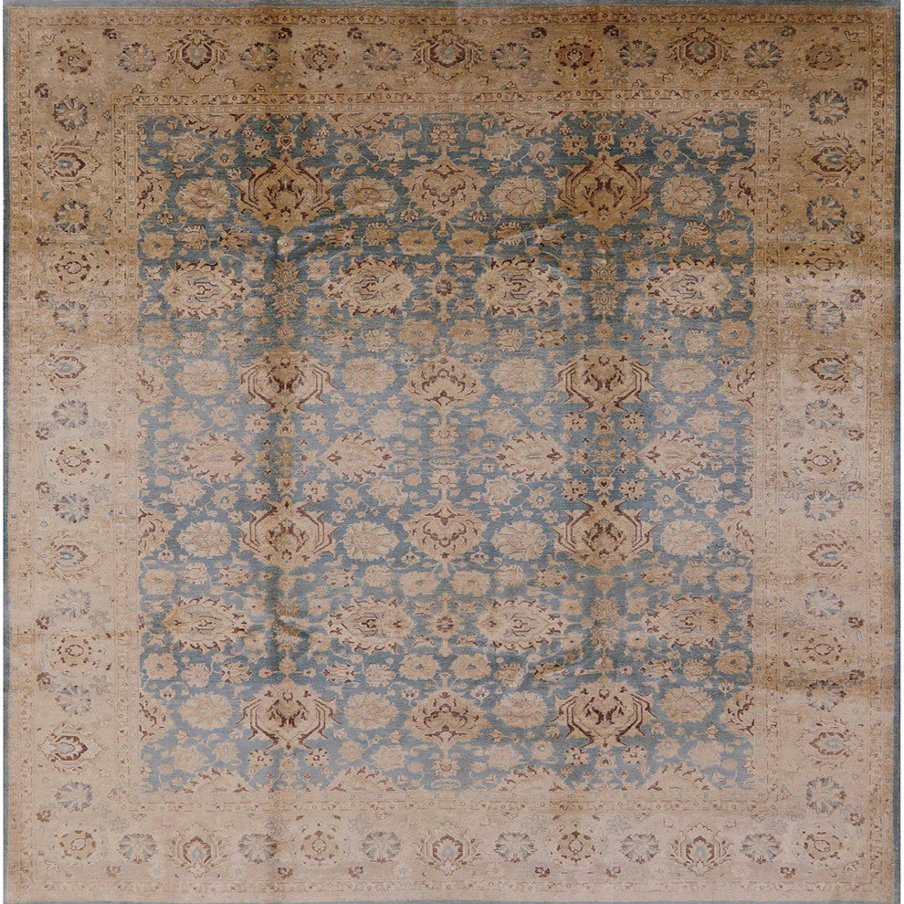 Ahgly Company Indoor Square Mid-Century Modern Area Rugs, 3' Square