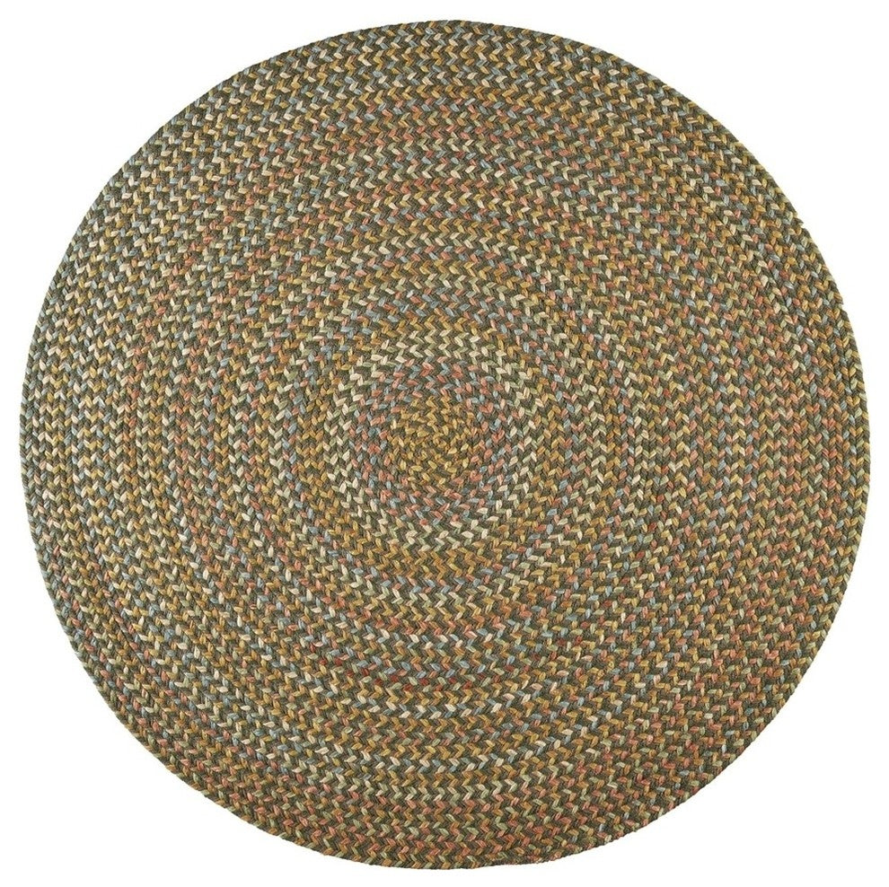 Rhody Rug Cypress Rug, Dark Taupe, 4' Round