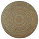 Rhody Rug Cypress Rug, Dark Taupe, 4' Round